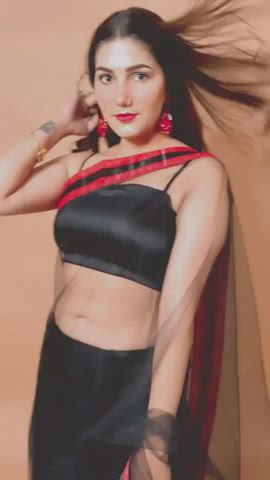Bollywood Chudai Desi Hotwife Indian Saree Porn GIF