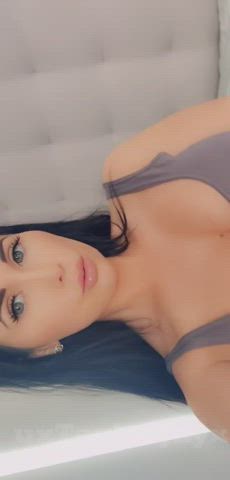 breasts Brunette Fake titties Fake tits OnlyFans Taylor Jay Titty Drop Porn GIF