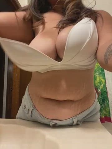 big titties Chubby MILF Titty Drop Porn GIF