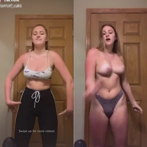 humongous tits Dancing TikTok Porn GIF