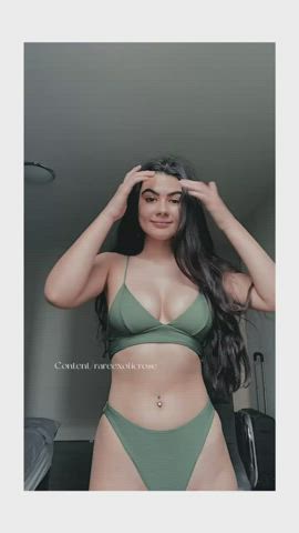 enormous melons Bikini Fuck Machine latina Sex teen TikTok boobies Titty Drop Porn GIF