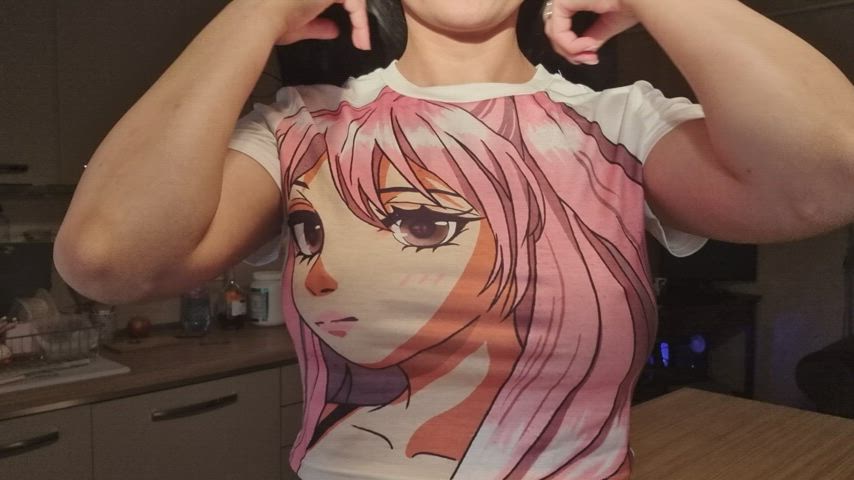 Anime tits boobs Porn GIF