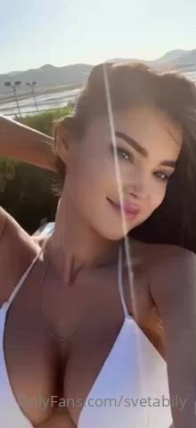 Bikini titties tits Porn GIF