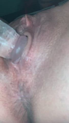 butthole Babe Close Up Dildo NSFW twat pussy Lips twat Spread Spreading Porn GIF