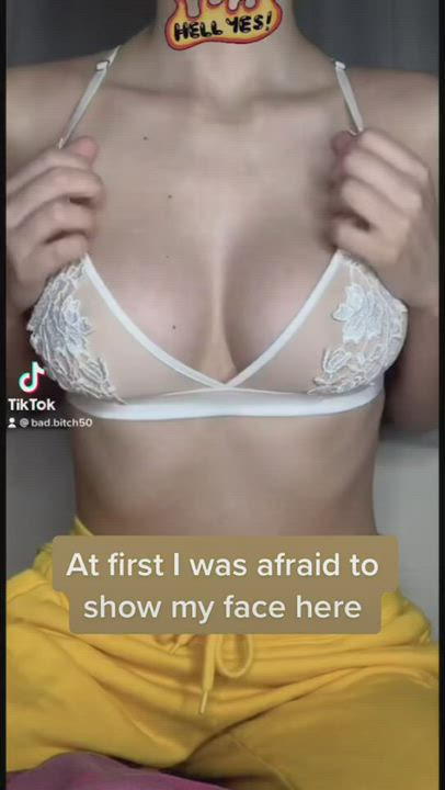 gigantic breasts Bouncing Bouncing boobs charming gigantic melons NSFW young TikTok Titty Drop Porn GIF