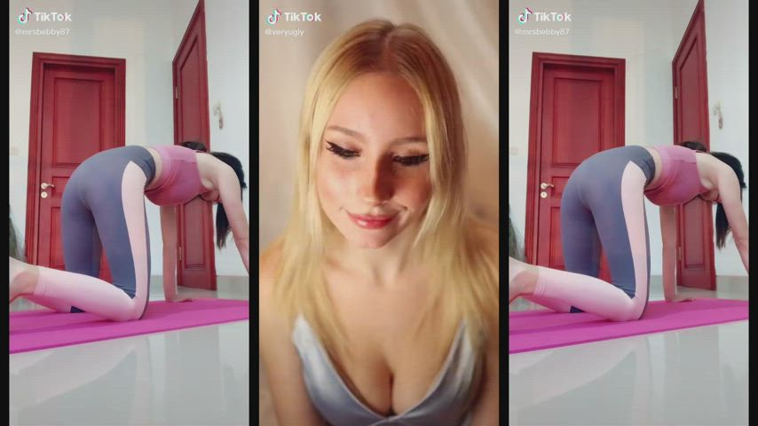 BBC large dick blowjob Dancing PMV Split Screen Porn TikTok Tongue Fetish Porn GIF