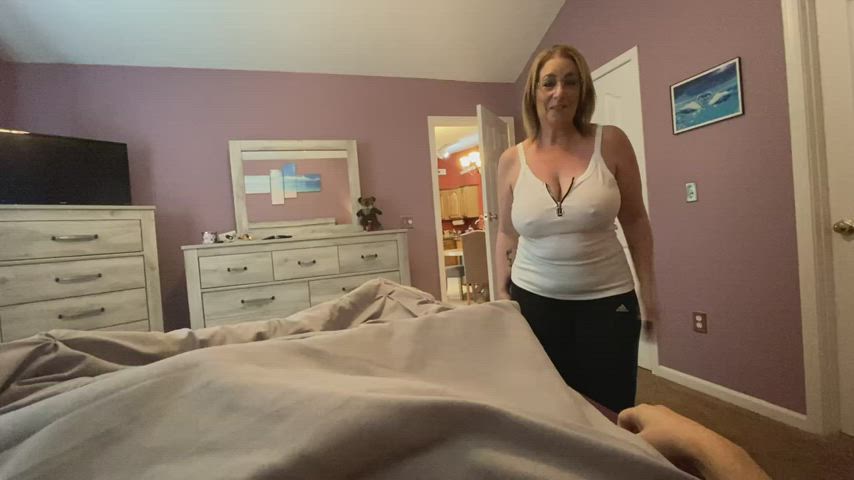 Amateur humongous boobs Breeding Handjob MILF Natural breasts Pornstar Step-Mom Step-Son Porn GIF