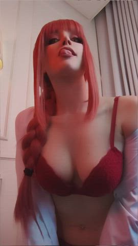 titties Cosplay ginger Porn GIF