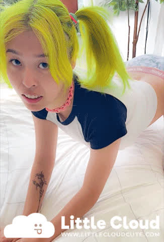 asian Babe gigantic booty oriental Curvy pretty Eye Contact Flexible teen Porn GIF