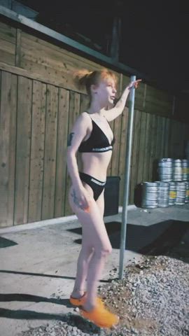 Bikini Outdoor Stripper Porn GIF