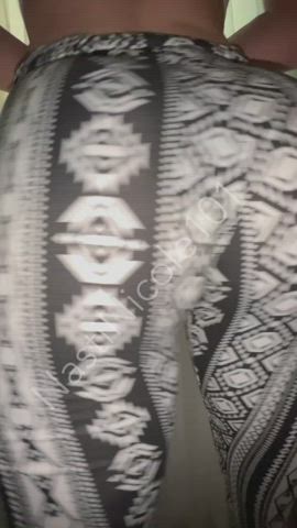 butt Babe blondie booty Glamour Jiggling Pants Porn GIF