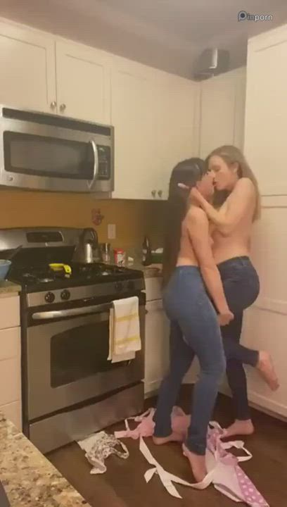 Clothed Grinding Lesbian Lesbians Porn GIF