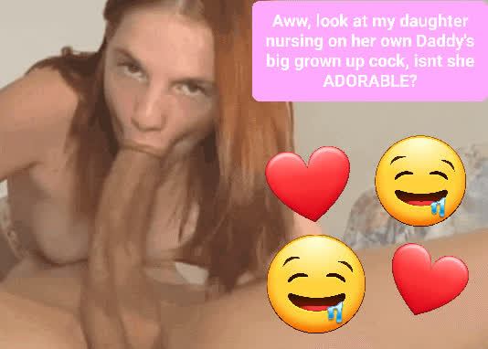 Age Gap Caption Daddy Daughter Taboo Porn GIF
