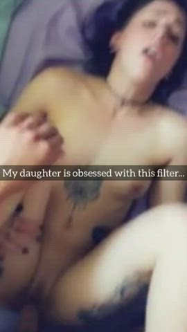 Daddy Daughter Family Porn GIF
