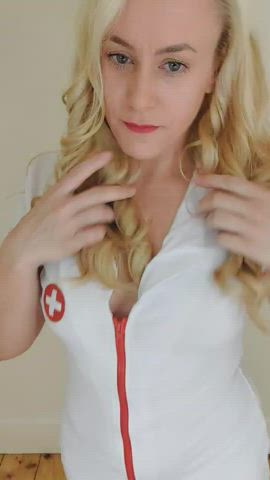blondie Cosplay Costume MILF Nurse POV Pawg Role Play meaty Porn GIF