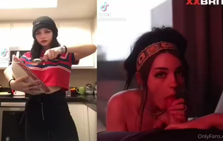 blowjob teenie TikTok Porn GIF