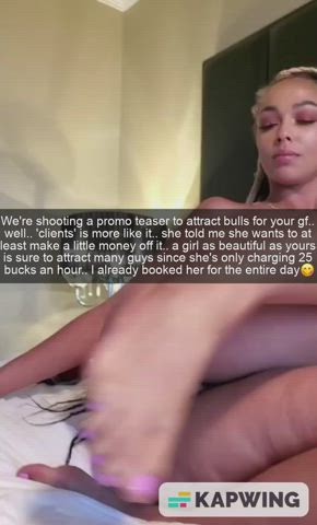 Caption Cuckold Fantasy Teasing Porn GIF