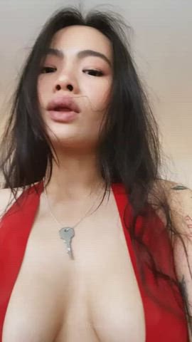 oriental BDSM Chastity Chastity Belt Femdom Fetish Findom Goddess Latex Mistress Porn GIF