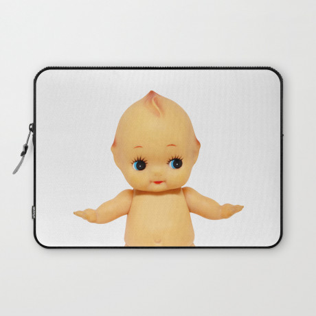 Cute Little Naked Baby Doll Laptop Sleeve By Wasabi