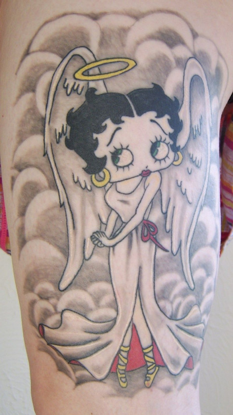 Betty Boop Tattoos Betty Boop Tattoos Cartoon Betty
