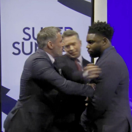 Jamie Carragher Shoves Micah Richards In Boxing Stand Off That Ends In Daily