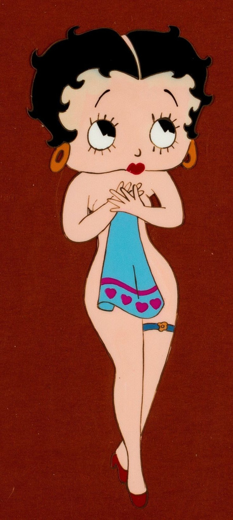 Betty Boop Animation Production Cel Undated Naked Betty Nearly