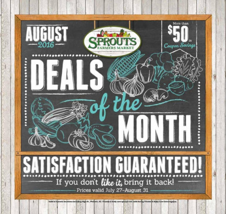 Deals Of The Month August By Sprouts Market