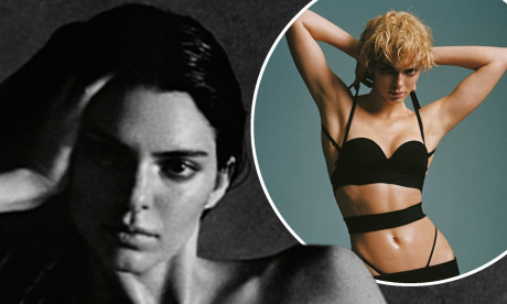Kendall Jenner Strips Naked Before Slipping Into A Tiny Black Bikini For Jaw Dropping I D Shoot Mail