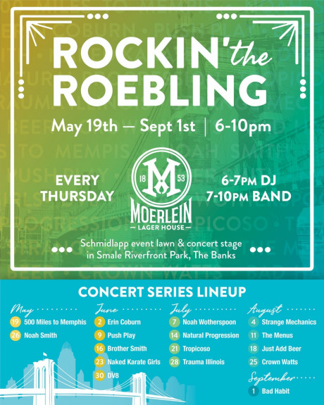 Rockin The Roebling Announce Lineup