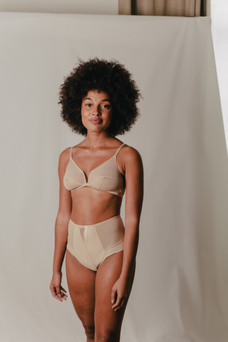 Nude Triangle Bra In A Shaping Fabric Maison