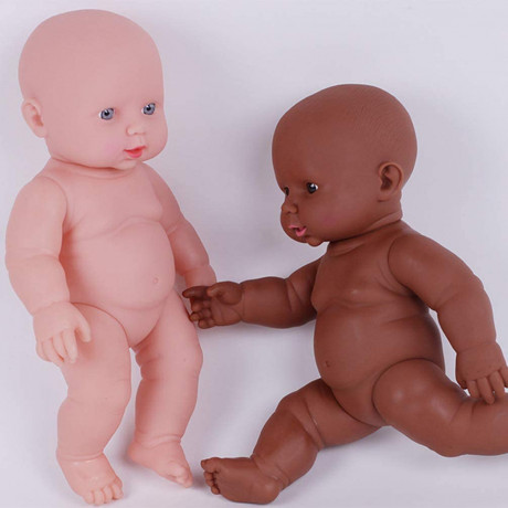 Amazon Com Toyvian Baby Newborn Doll Bath Time Play Set Naked Doll Figure Figurine Shower Playing Pretend Bathroom Toy For Kids Boy Girls Toys