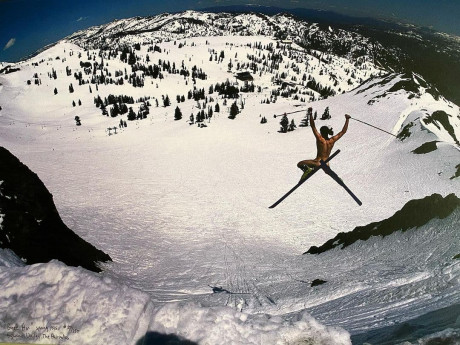 Scott Gaffney Shares Why This Naked Shane Mcconkey Jump At Squaw Valley Ca Makes Smile