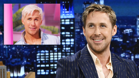 Watch The Tonight Show Starring Jimmy Fallon Highlight Ryan Gosling Addresses His Viral Ken Picture And Paints Jimmy S Fingernail Pink Nbc